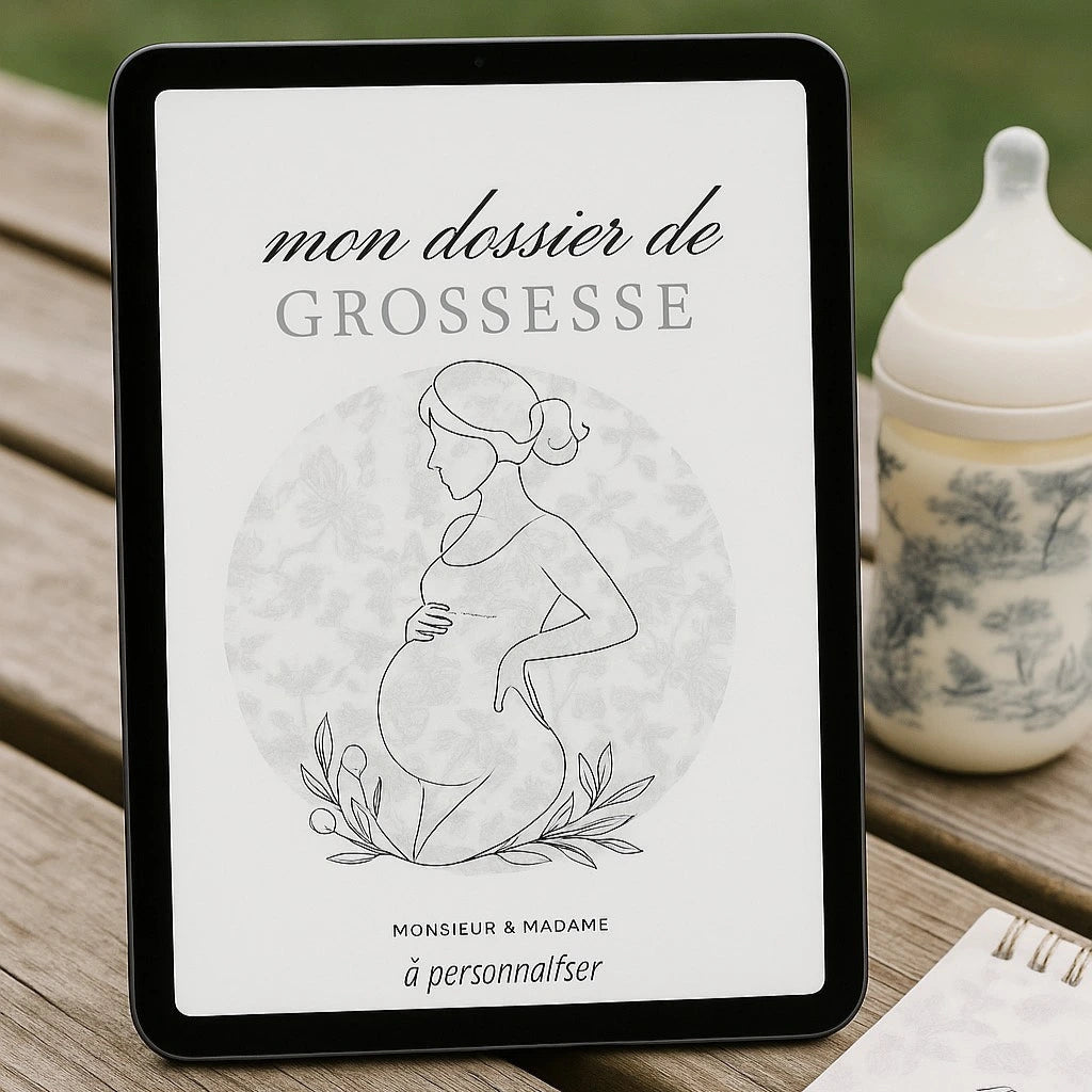 Classeur de grossesse personnalisé (Format PDF) - Eden
