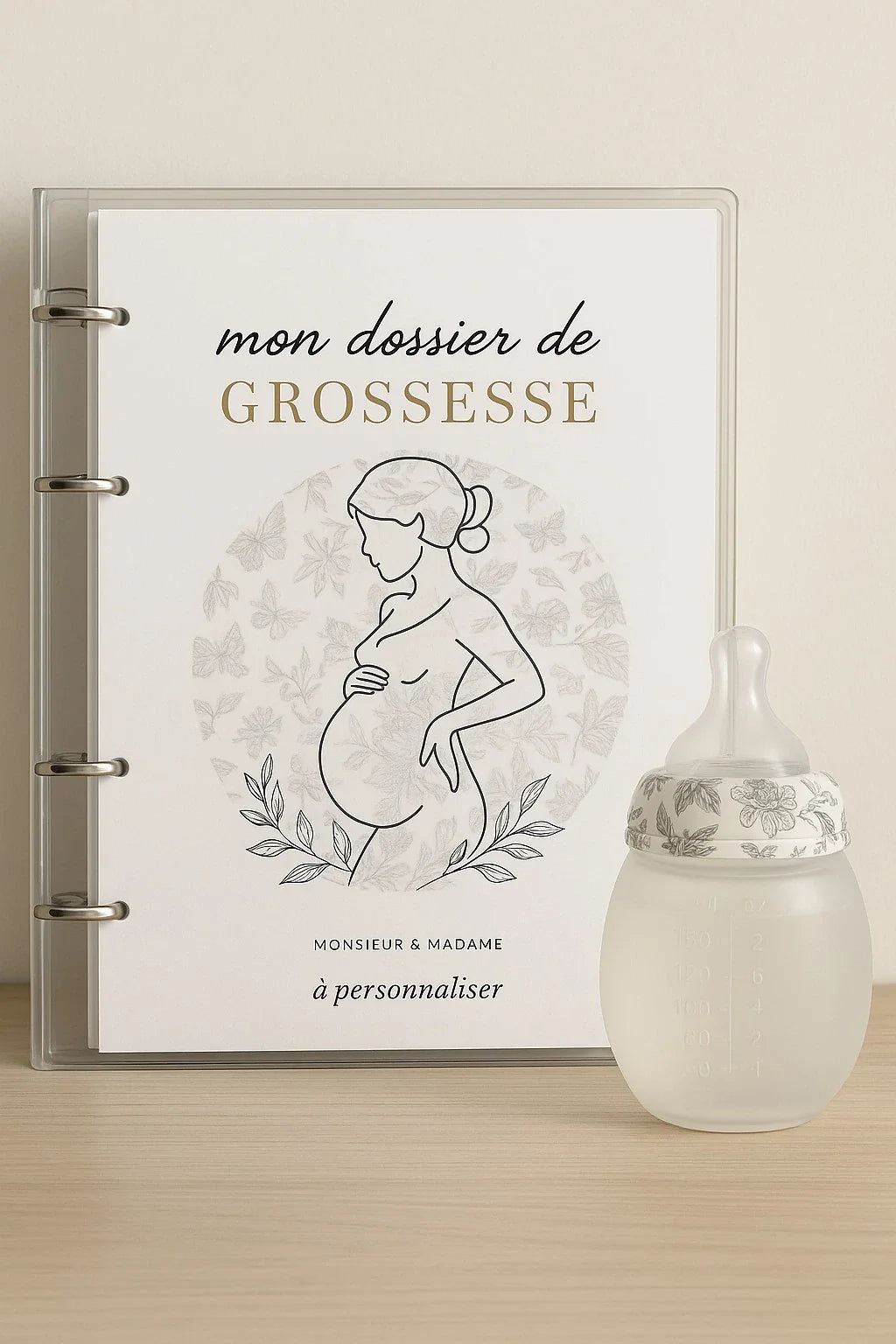 Classeur de grossesse personnalisé