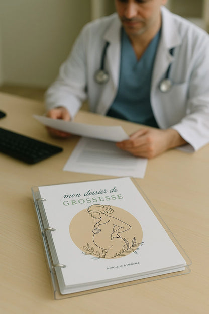 Classeur de grossesse personnalisé - Provence
